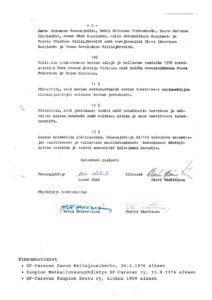 Perustamispöytäkirja 26.10.1975, sivu 2 (2)