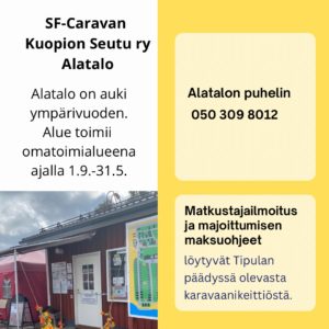 SFC Alatalo on omatoimialue 1.9-31.5 välisenä aikana